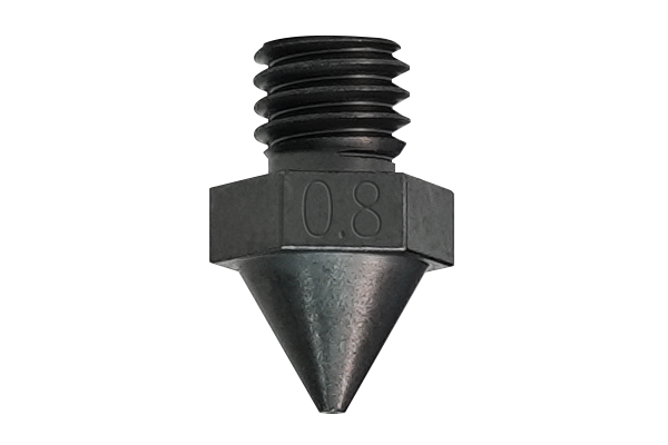 Raise3D Steel Nozzle with WS2 Coating 0.8 mm Raise3D Steel Nozzle with WS2 Coating 0.8 mm