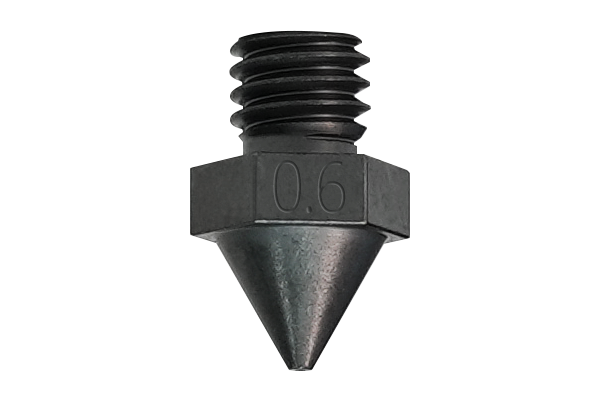 Raise3D Steel Nozzle with WS2 Coating 0.6 mm Raise3D Steel Nozzle with WS2 Coating 0.6 mm